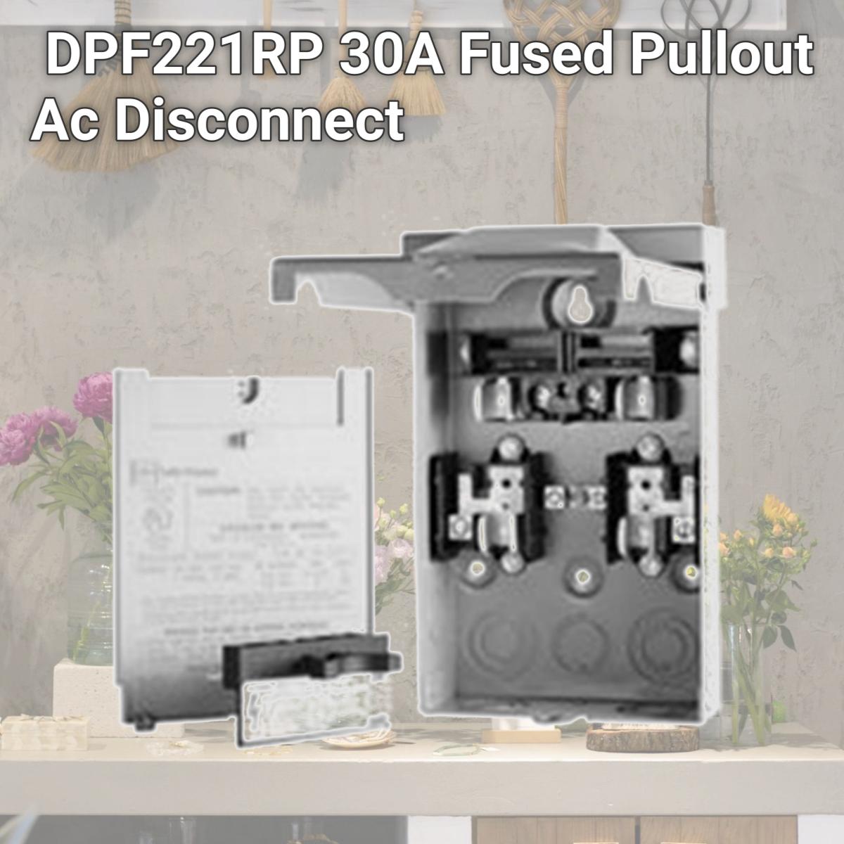 Picture of Cutler-Hammer DPF221RP 30A Fused Pullout Ac Disconnect