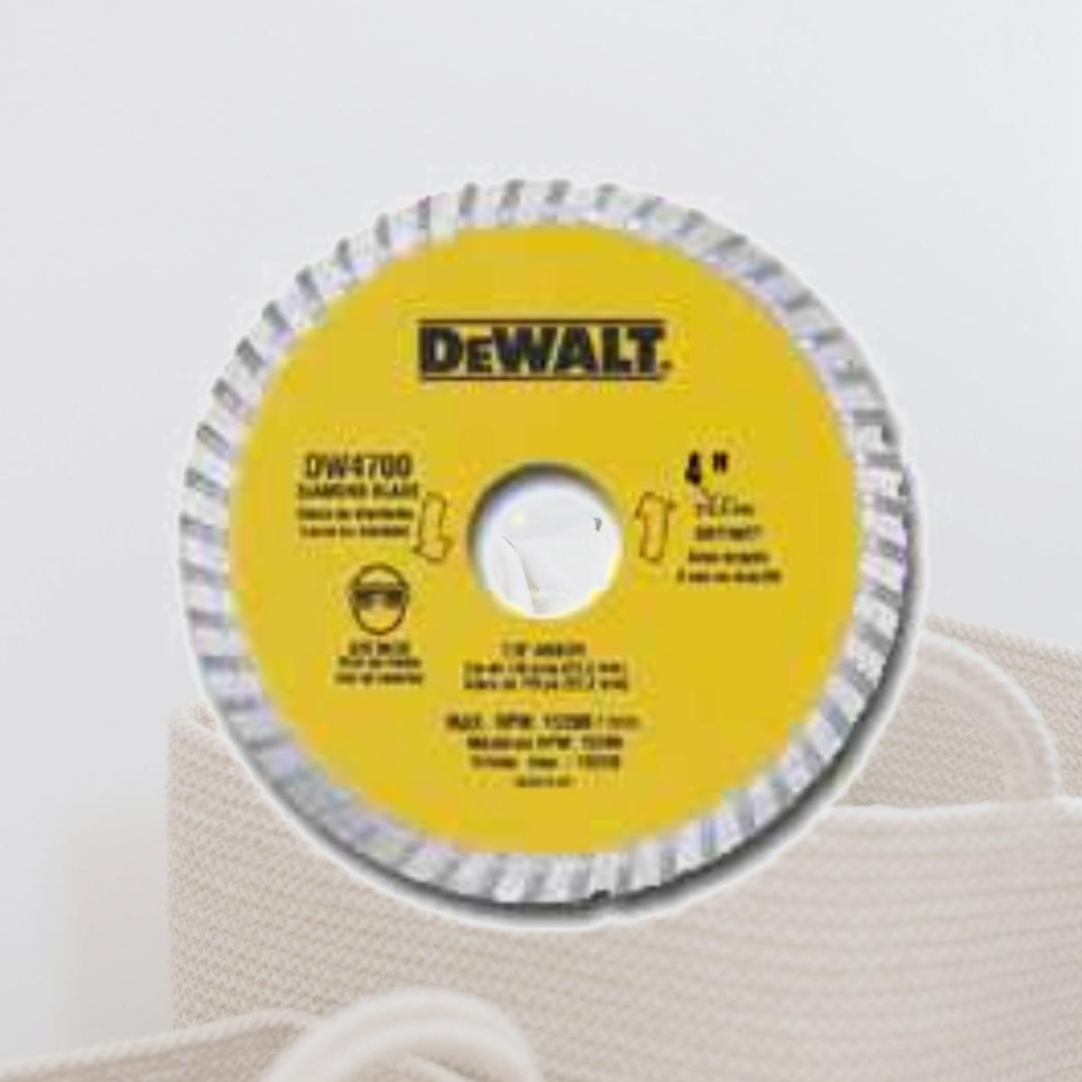 Picture of DeWalt DW4700 4 in. Dry Cut Diamond Blade