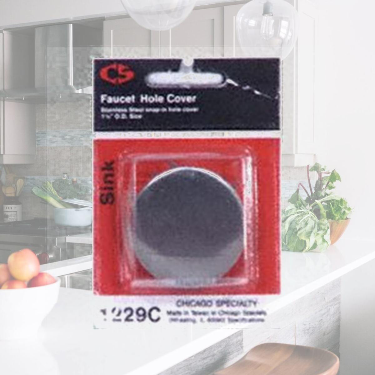 Picture of Plumb Pak PP21511 Sink Hole Cover Stainless Steel- 1.5 In.