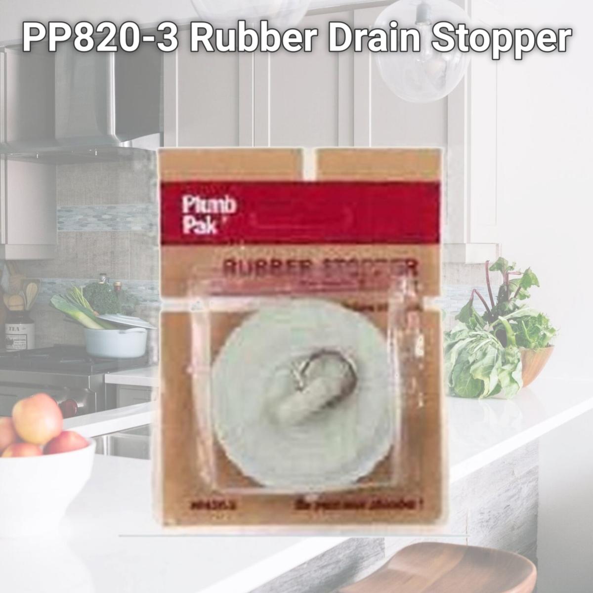 Picture of Plumb Pak PP820-3 Rubber Drain Stopper