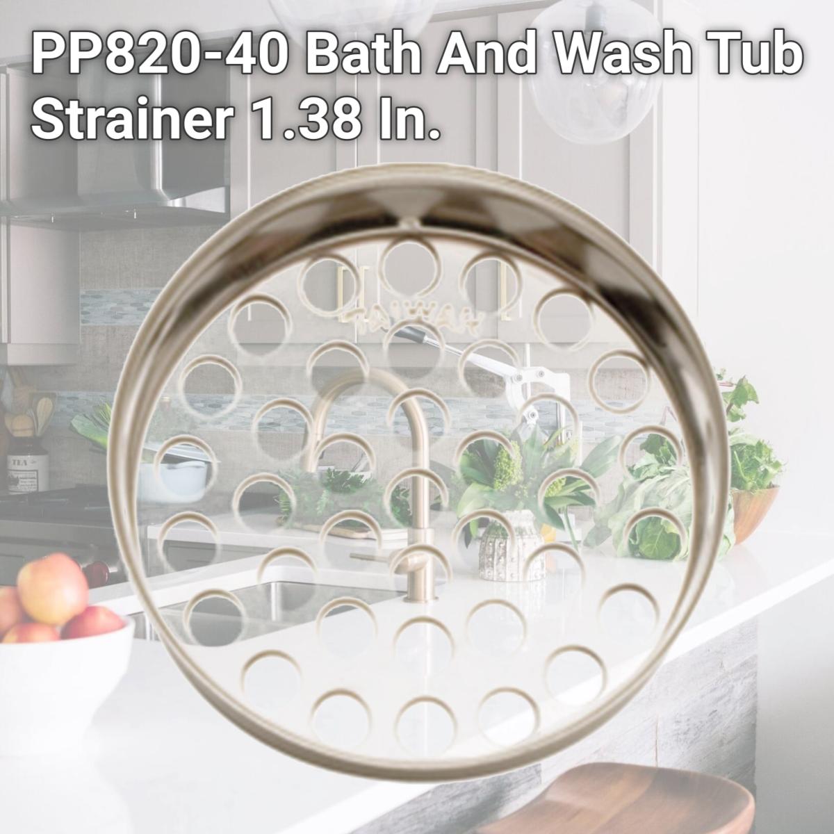 Picture of Plumb Pak PP820-40 Bath And Wash Tub Strainer 1.38 In.