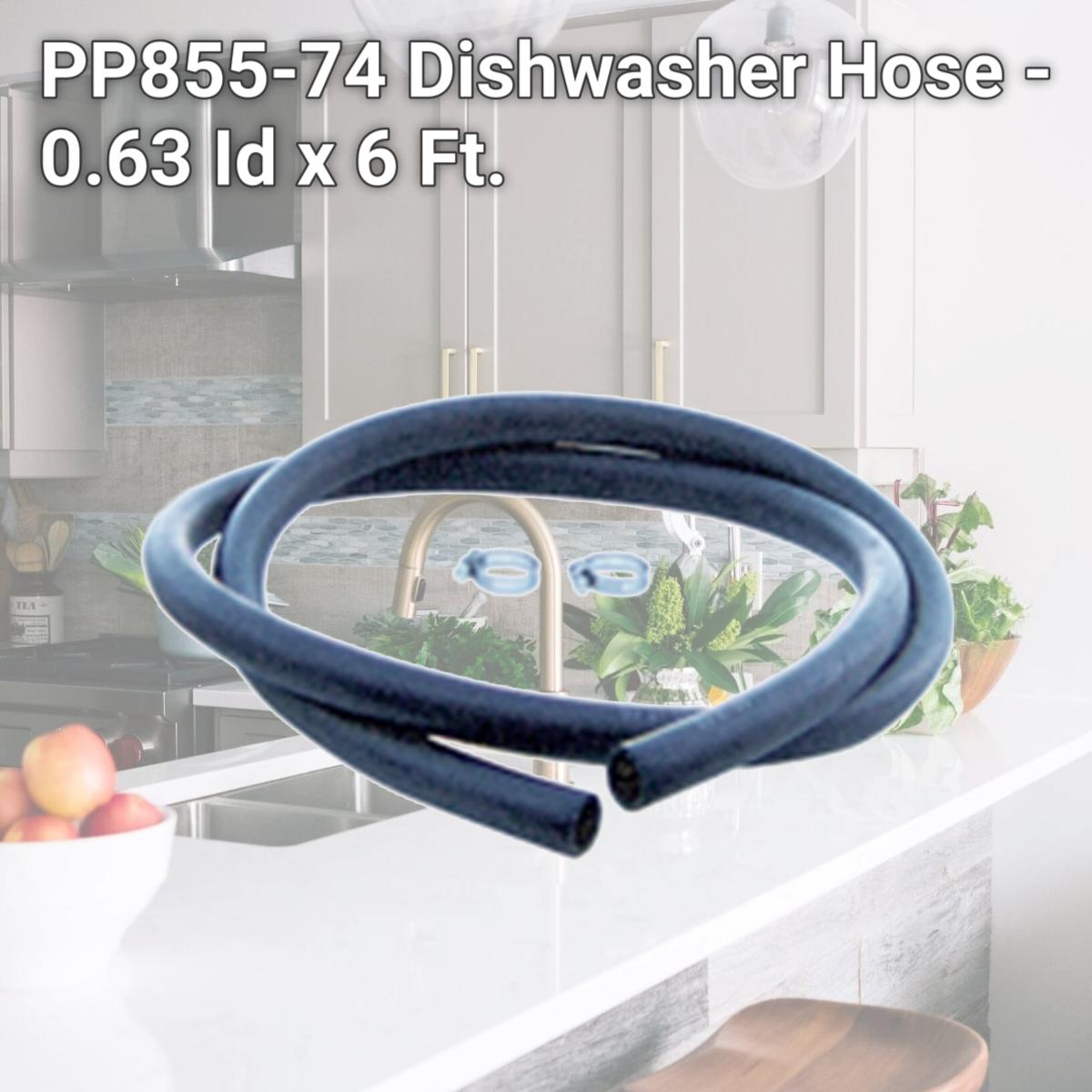 Picture of Plumb Pak PP855-74 Dishwasher Hose - 0.63 Id x 6 Ft.