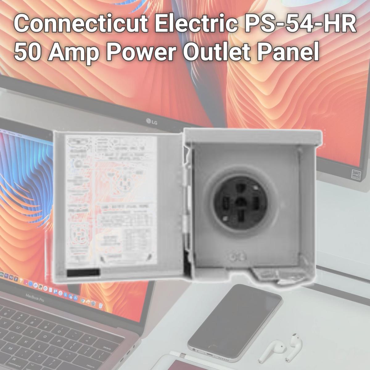 Picture of Connecticut Electric PS-54-HR 50 Amp Power Outlet Panel