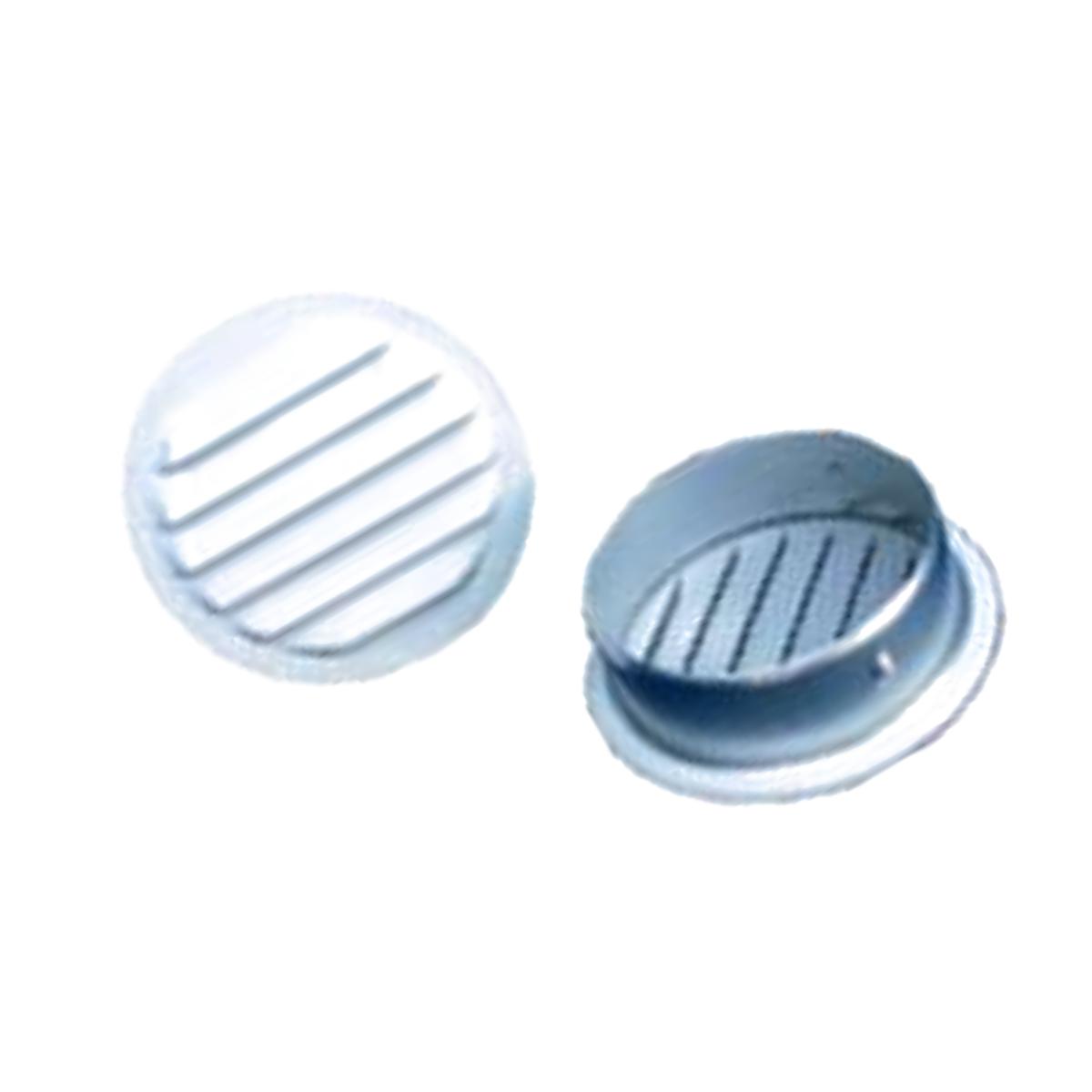 Picture of Maurice Franklin RLW-1003 3 in. Round Aluminum Screen Louver- White