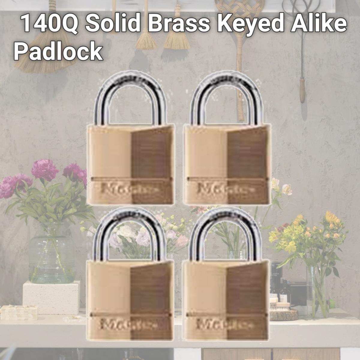 Picture of Master Lock 140Q Solid Brass Keyed Alike Padlock
