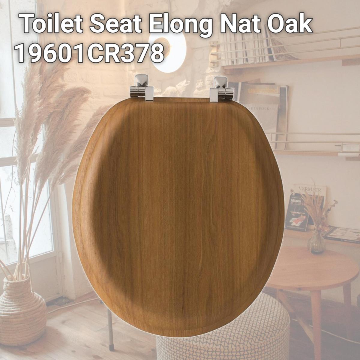 Picture of Bemis Mfg Toilet Seat Elong Nat Oak 19601CR378