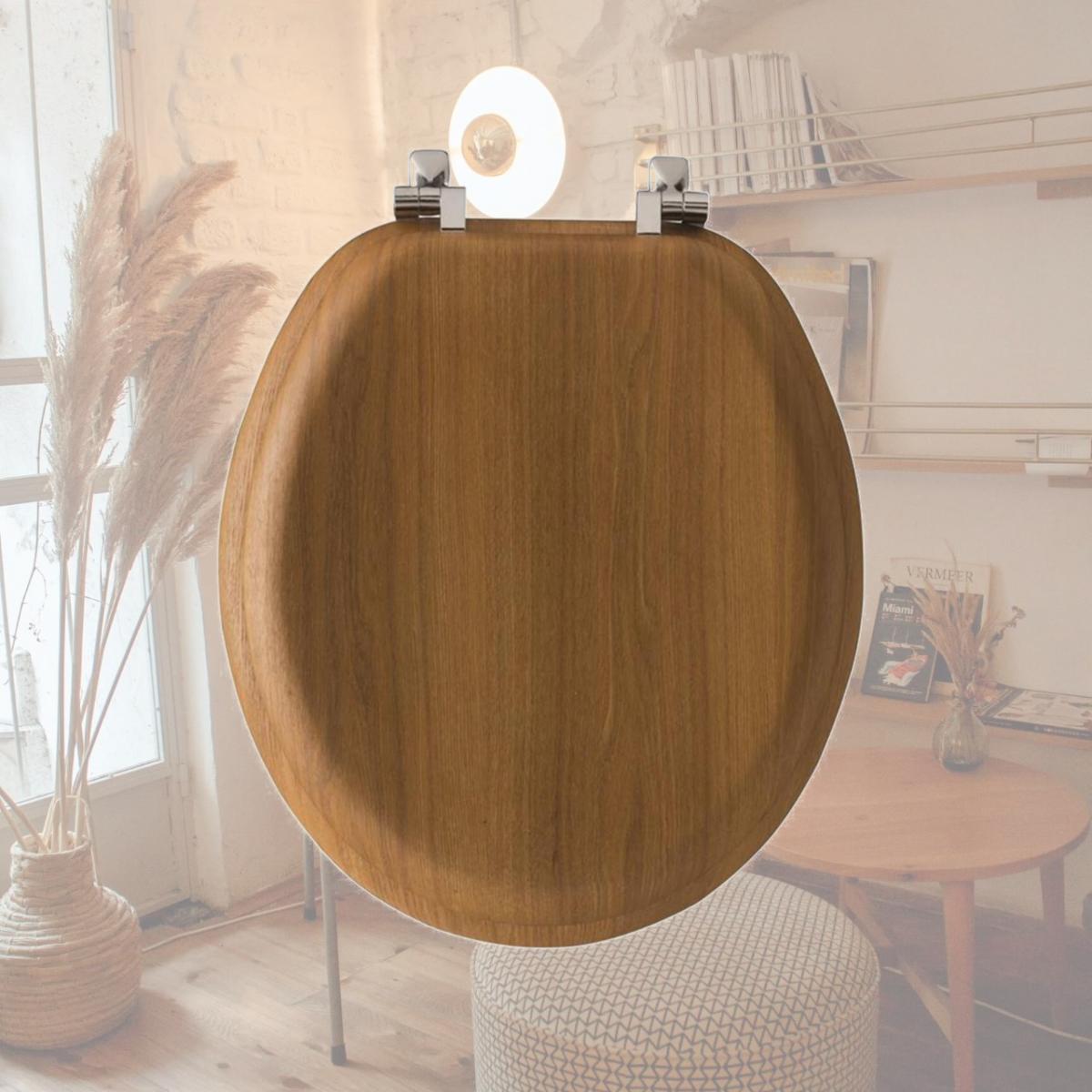 Picture of Bemis Mfg Toilet Seat Elong Nat Oak 19601CR378
