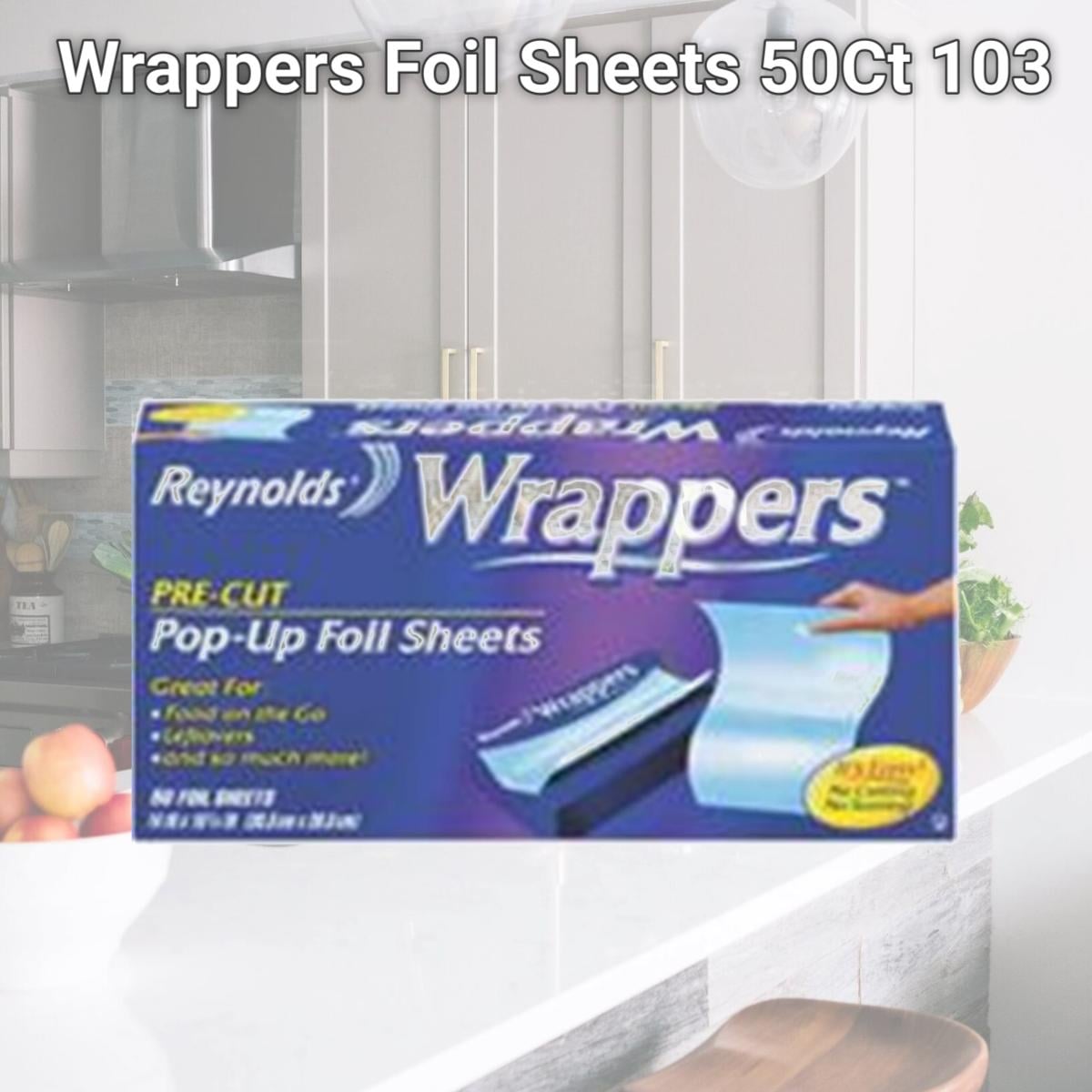 Picture of Reynolds Consumer Products Wrappers Foil Sheets 50Ct 103
