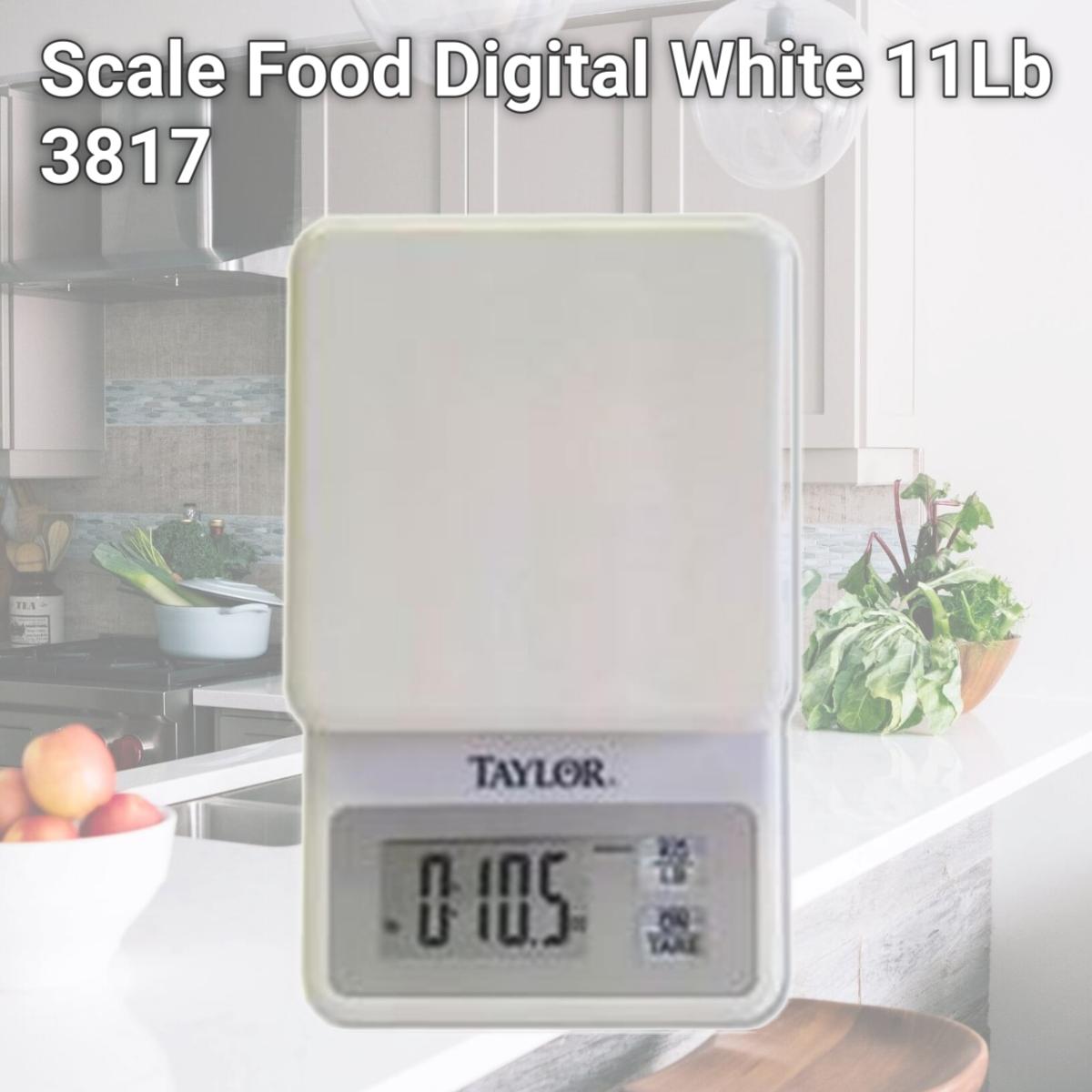 Picture of Taylor Precision Products Scale Food Digital White 11Lb 3817