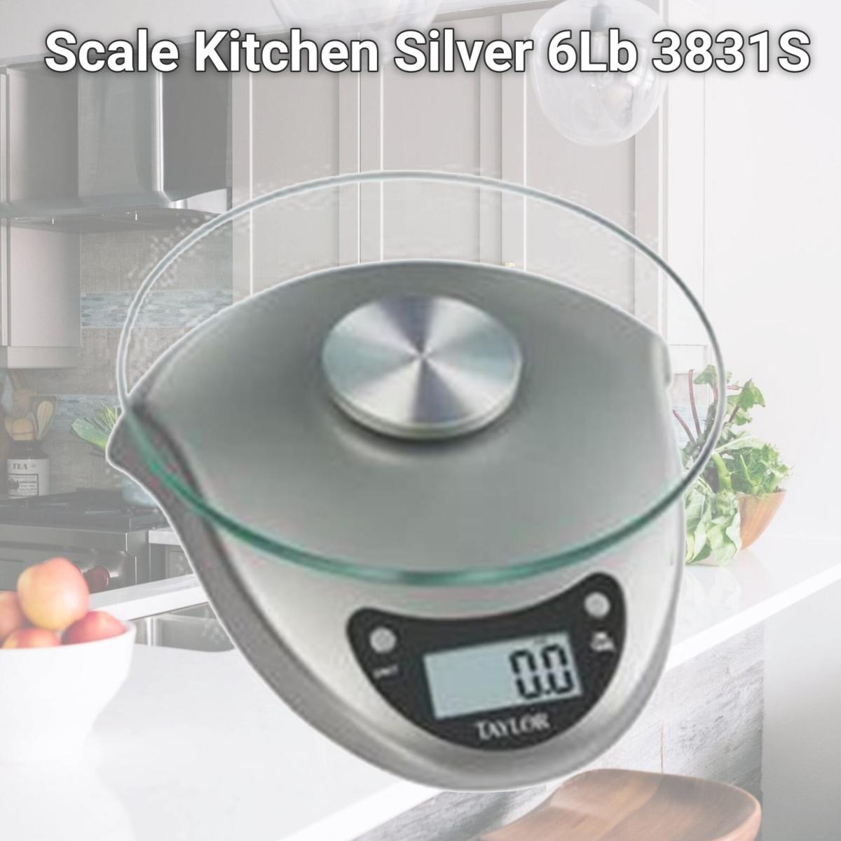 Picture of Taylor Precision Products Scale Kitchen Silver 6Lb 3831S