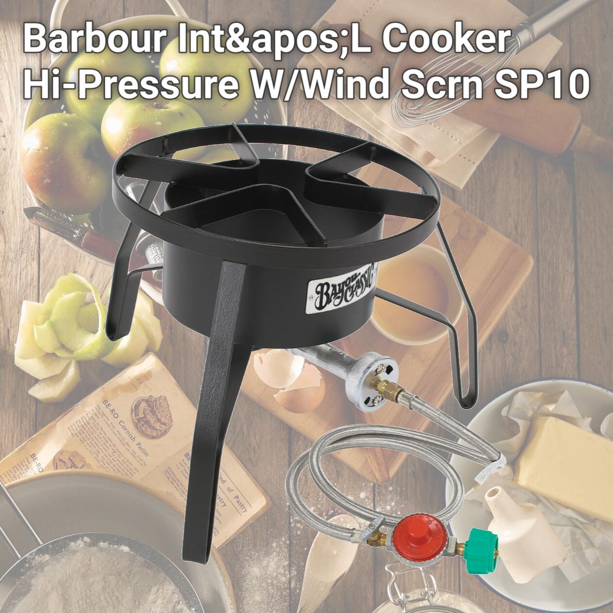 Picture of Barbour Int'L Cooker Hi-Pressure W/Wind Scrn SP10