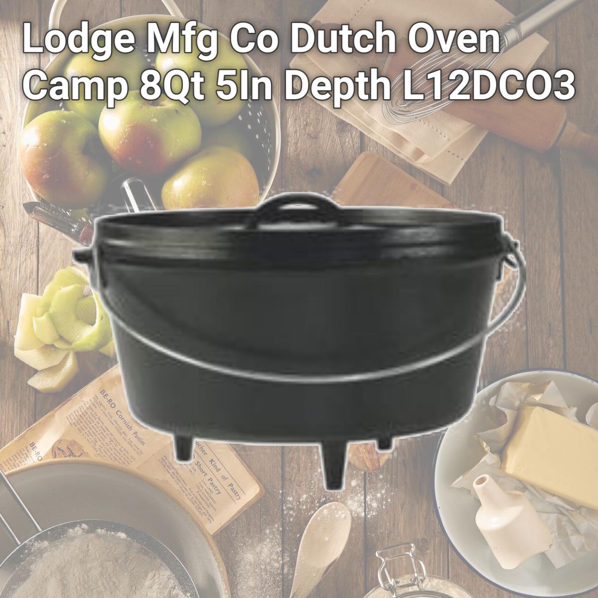Picture of Lodge Mfg Co Dutch Oven Camp 8Qt 5In Depth L12DCO3