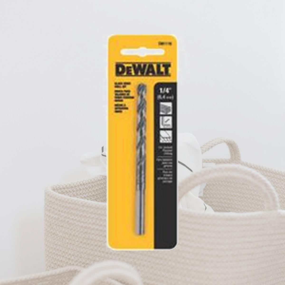 Picture of Dewalt 1/4 Black Oxide Drill Bit DW1116 Pack Of 5
