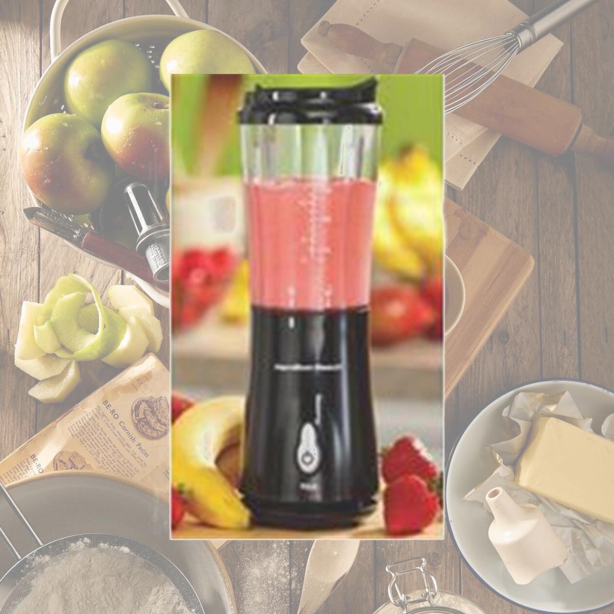 Picture of Ham.Beach/Proctor Silex Blender Single Serve Blk W/Lid 51101B