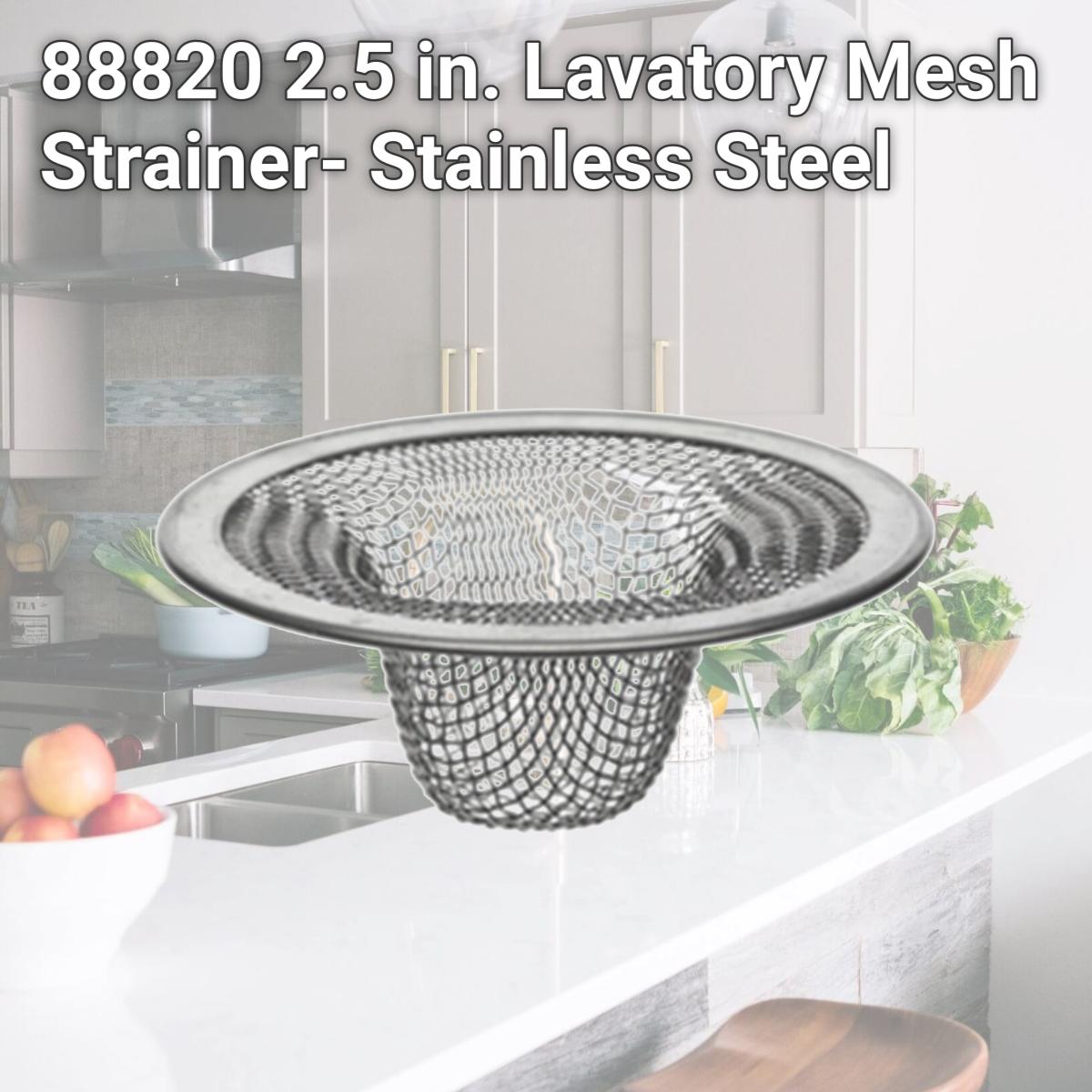 Picture of Danco 88820 2.5 in. Lavatory Mesh Strainer- Stainless Steel