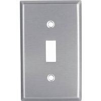 Cooper Wiring 0062703 Blank Standard Wall Plate, 1 Gang - 4.50 X 2.75 X 0.035 In. T