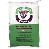 0046839 Champions Choice Selenium 90 Trace Mineral Salt, 50 Lbs Poly Bag, Greenish-brown