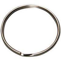 0088237 Split Key Ring, 1 In., Tempered Steel