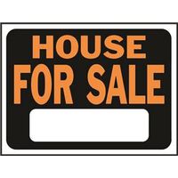 0110759 Sign House For Sale 9 X 12 In. Palstic - Case Of 10