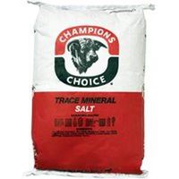 0046870 Champions Choice Trace Mineral Salt, 50 Lbs Poly Bag, Greenish-brown