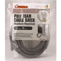 0085340 Caulk Saver, 0.625 In. X 20 Ft., Polyfoam - Gray