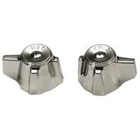 0136051 Faucet Handle, For Use With Sayco Kitchen & La Vatory Faucets, 1.625 In. Dia. X 1.25 In. - Metal