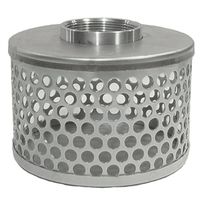 0228858 Round Hole Hose Strainer, For Use With Pump Suction Hose, 2 In. Fnpt - Plated Steel