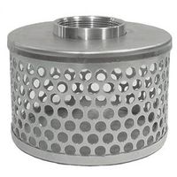 0242297 Round Hole Hose Strainer, For Use With Pump Suction Hose, 2 In. Fnpt - Plated Steel