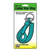 0326355 Key Ring Coiled With Clip - Case Of 25