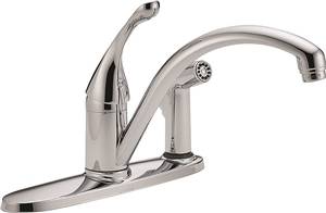 Delta Faucet 0456814 Kitchen Faucet Single Spry - Chrome