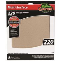 0635086 Multi-surface Sanding Sheet, 11 In. X 9 In. - 220 Grit