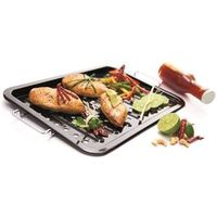Onward Manufacturing 0556902 Grillpro Grill Topper, Stainless Steel Handle, Porcelain Coated