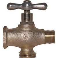 0625467 Heavy Duty Washing Machine Valve, 0.50 In. Fip X 0.50 In. Mip Bypass With 0.75 In. Bottom Hose & Red Brass Alloy