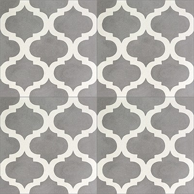 F882303-02 Salamanca Cement Tiles, Gris 02 - Box Of 12