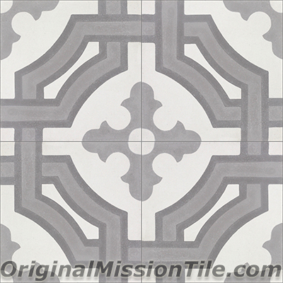 F88324-02 Monaco 02 Cement Tiles, Multi Color - Box Of 12