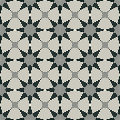 F883373-09 Cement Tiles, Agadir Clam 09 - Box Of 12