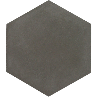 Hex-324 8x9 8 X 9 In. Hexagonal Cement Tile, Charcoal - Box Of 12