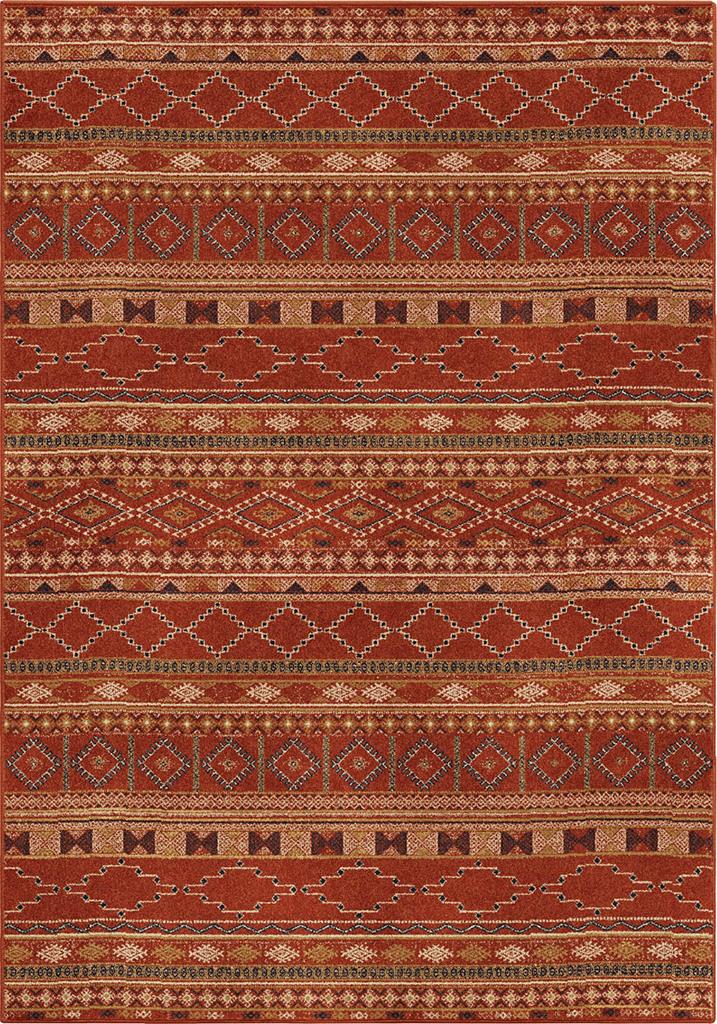 3830 5x8 5 X 8 In. Medallion Zemmour Area Rug - Red