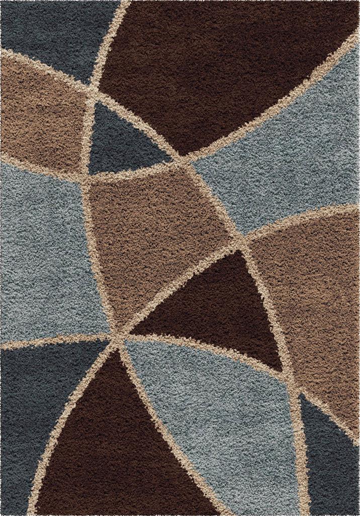 7 X 10 In. Shag Abstract Abstract Duchess Area Rug - Multicolor