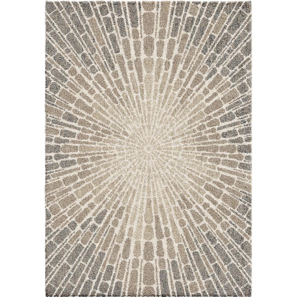 Palmetto Living By Orian Cw1-stab-80nt-160x230 5 Ft. 3 In. X 7 Ft. 6 In. Mystical Starburst Area Rug - Natural
