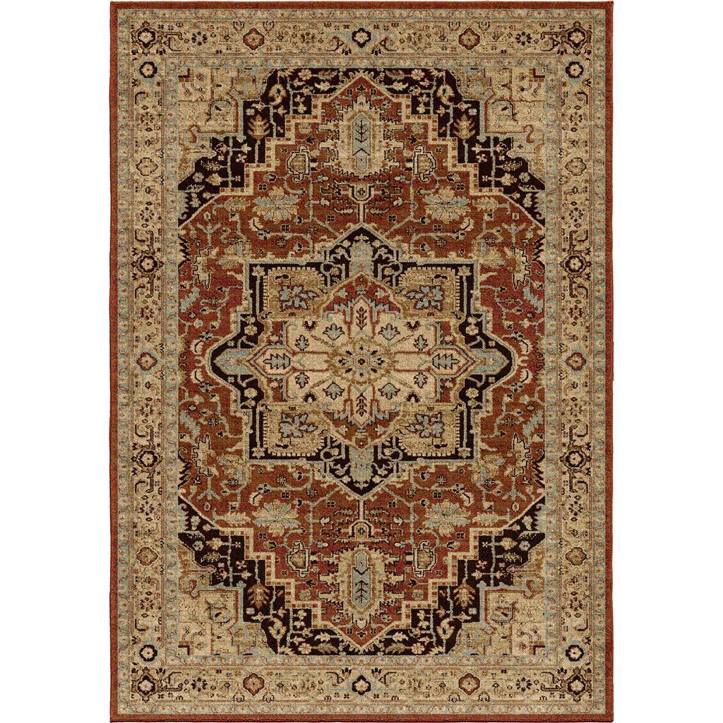 Palmetto Living By Orian Ara-heme-83ro-160x230 5 Ft. 1 In. X 7 Ft. 6 In. Aria Heriz Medallion Rouge Area Rug