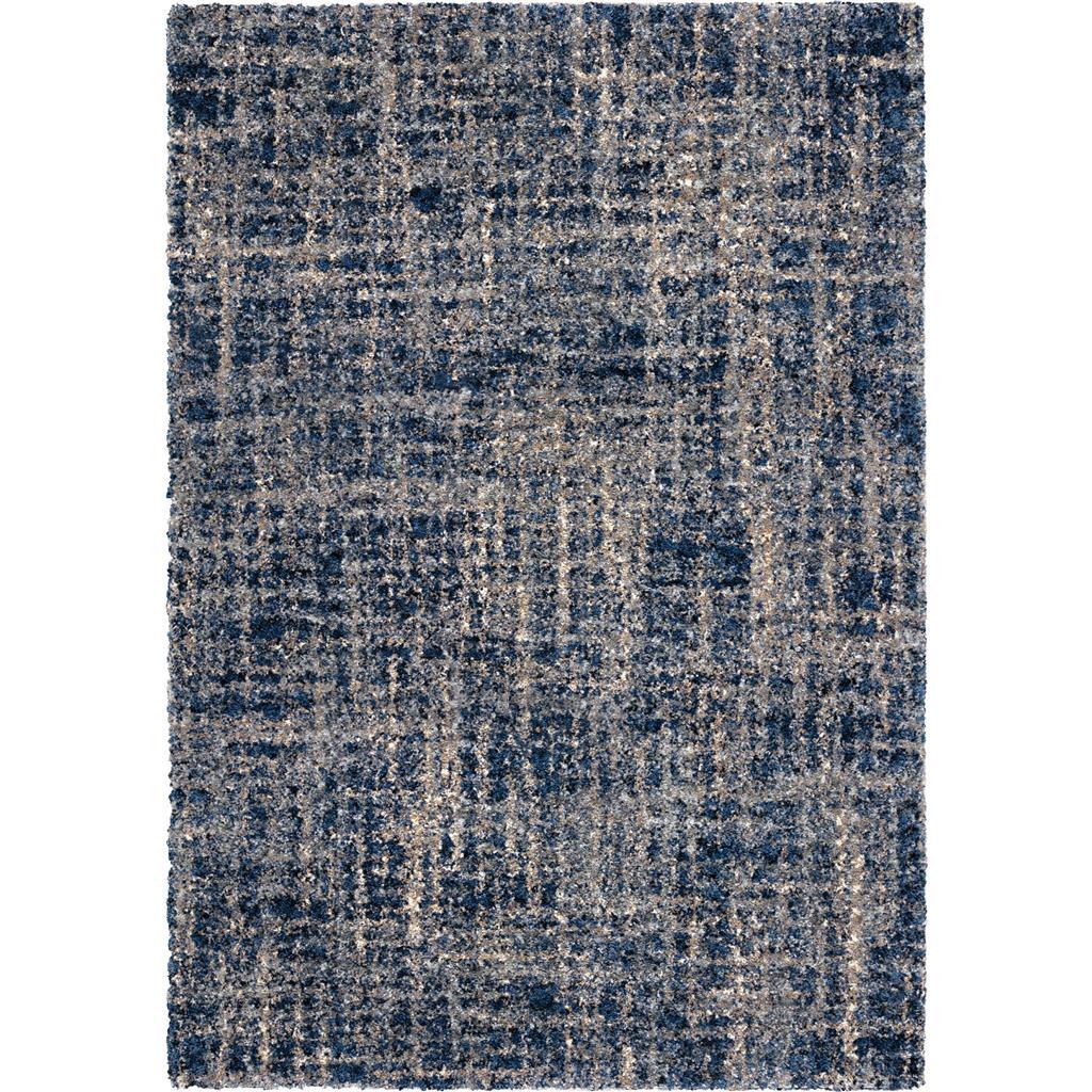 Palmetto Living By Orian Ct2-crth-05na-068x245r 2 Ft. 3 In. X 8 Ft. Cotton Tail Cross Thatch Navy Runner Rug