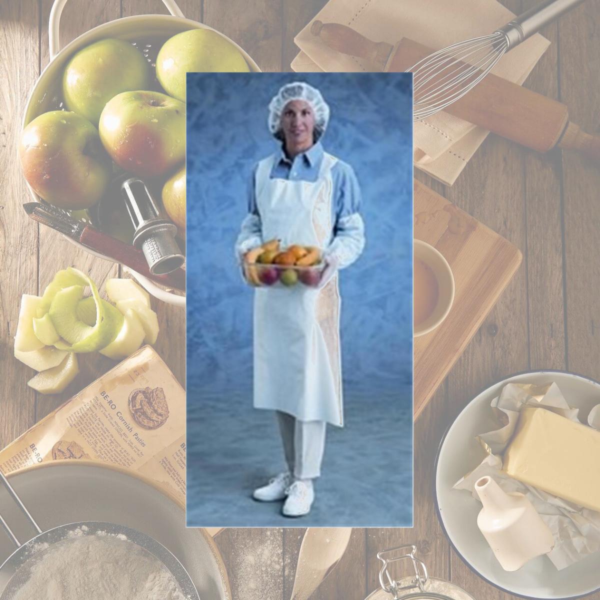 Picture of Ansell 012-56-230-28X46 28 x 46 in. Disposable Polyethylene Apron- Blue