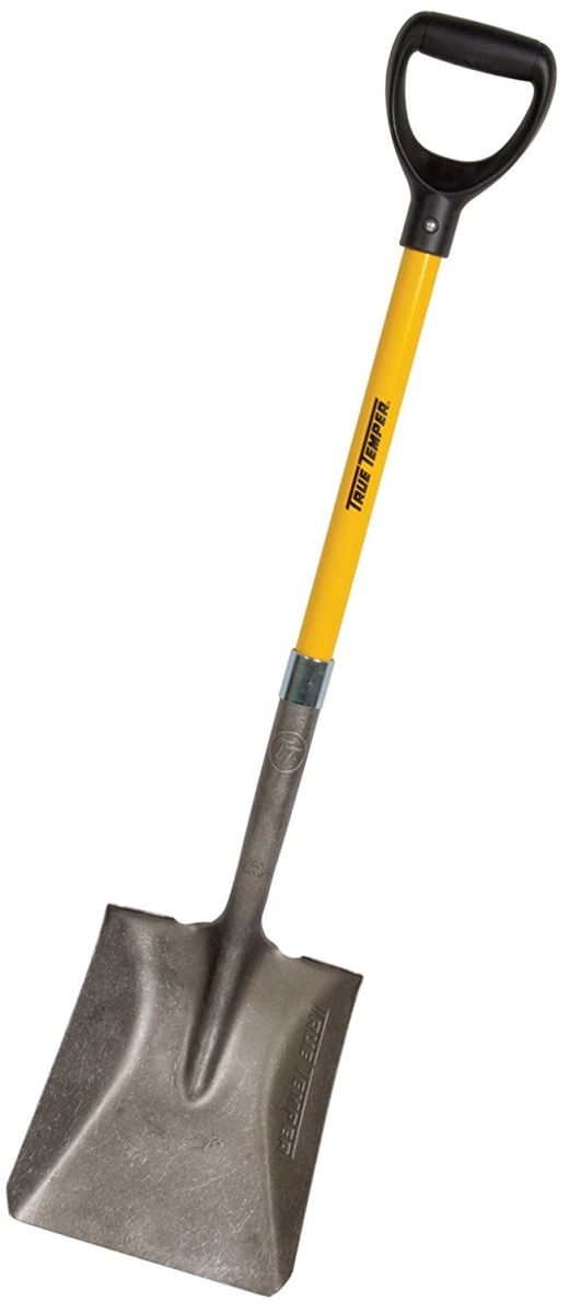 027-163034800 5.5 X 7.62 X 38.75 In. - True Temper Forged Square Point Shovel