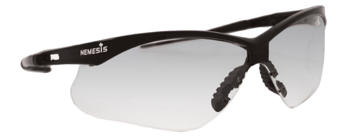 138-20381 V30 Nemesis Csa Safety Glasses, Indoor-outdoor Lenses With Black Frame