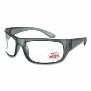101-bf200 Bifocal Safety Glasses, 2.00 Diopter, Clear
