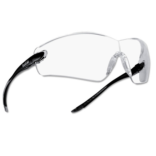 Cobra Clear Pc Asaf Safety Glasses, Black & Grey
