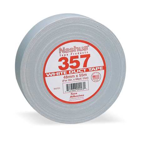 573-1086150 2 In. X 60 Yd. White Premium Duct Tape 357-2, White