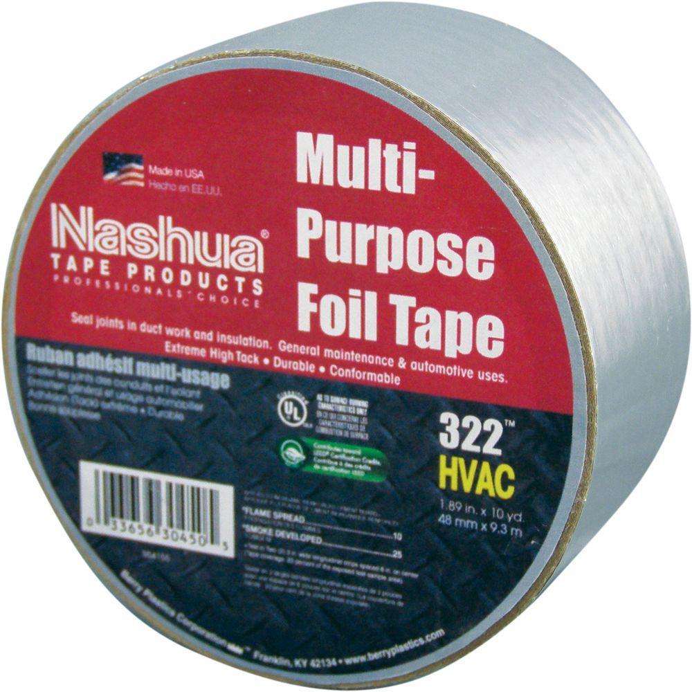 573-1087627 2 In. X 50 Yd. Aluminum Foil Tape, 322-2