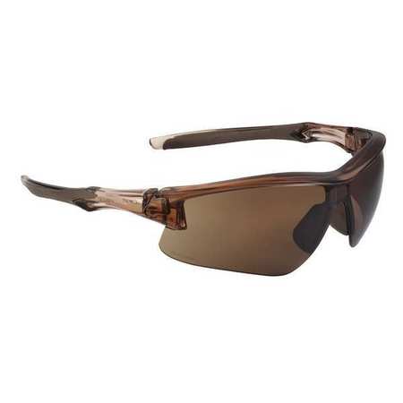 763-s4171xp Uvex Acadia Espresso Brown Frame Safety Glasses